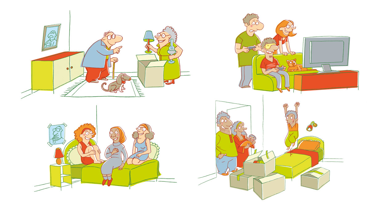 Illustrations pour fiches pratiques Logirem