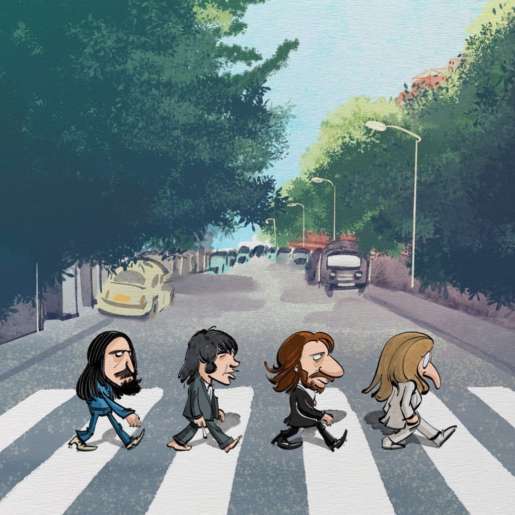 The Beatles - Abbey Road
#beatles #abbeyroad #music #illustration #draw #aquarelle #studioalyen #creation